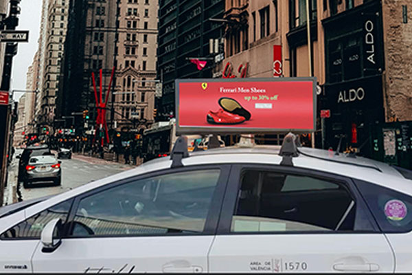 taxi LED display