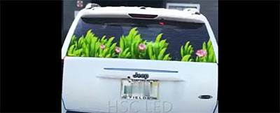 HSC car rear window LED screen HSC car rear window LED screen