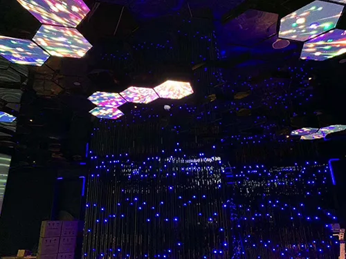 hexagon led display