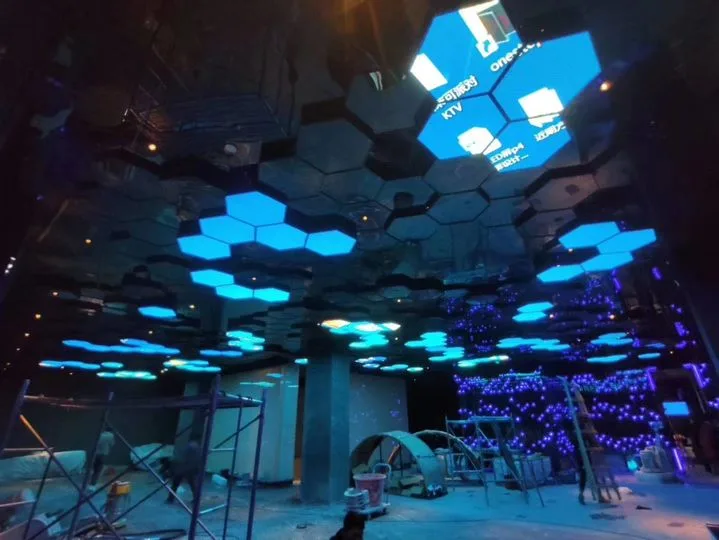 Hexagon led screen