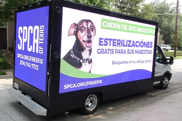 Mobiele vrachtwagen LED-display