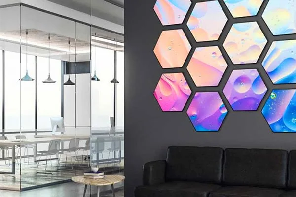 Transparent LED Wall Hexagon LED Screen Supplier
