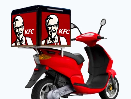 Tampilan LED Kotak Pengiriman Makanan
