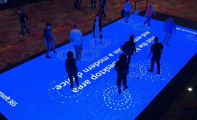 Interactive LED Floor Displays