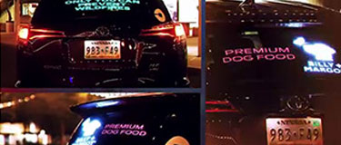 Car Rear Window LED Screen: The Small Screen For Big City