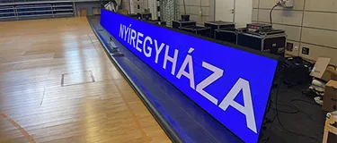 Indoor P5 Perimeter LED Display for Basketball Field in Portugal