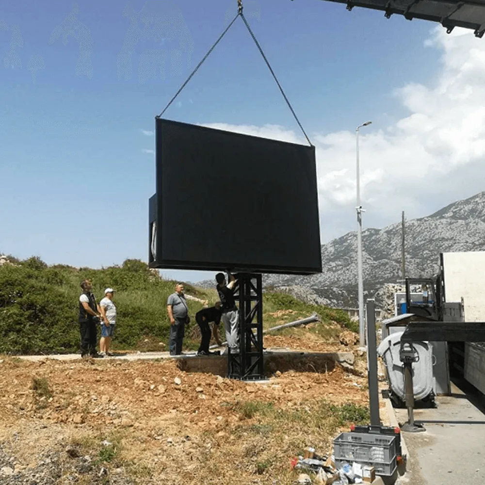 Front Service Aluminum LED Display
