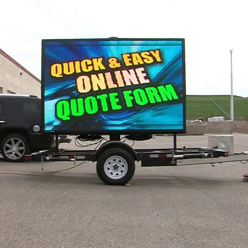 Mobiele vrachtwagen LED-display