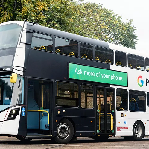 Display LED para ônibus móvel