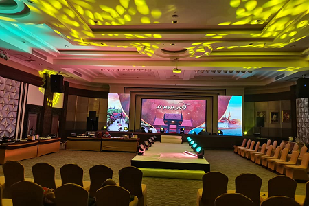 Display LED de aluguel P3.91mm para eventos
