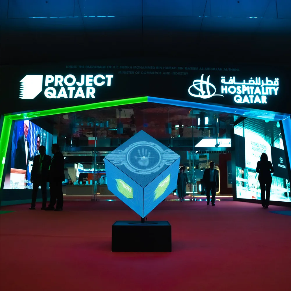 ลูกบาศก์ LED Display