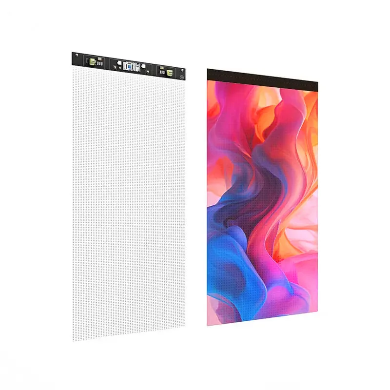 Transparente LED-Filmleinwand