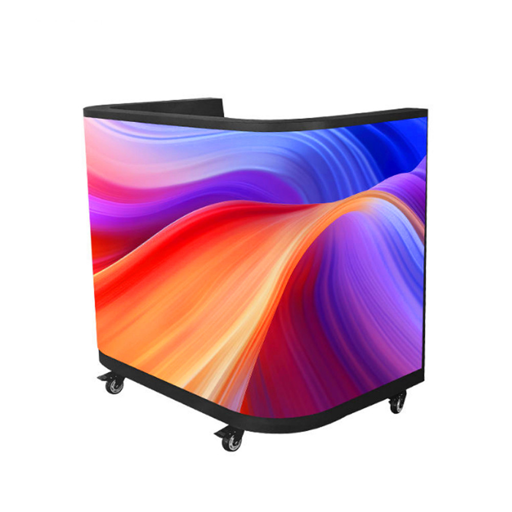 Curved LED Counter Display