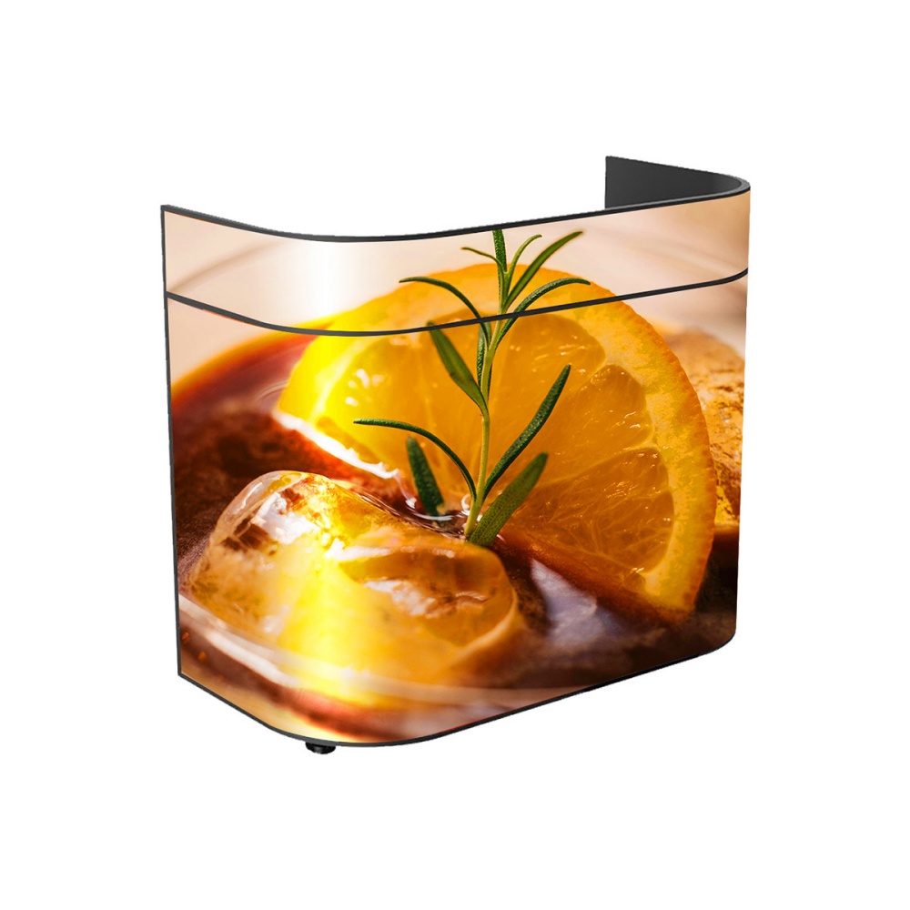Curved LED Counter Display